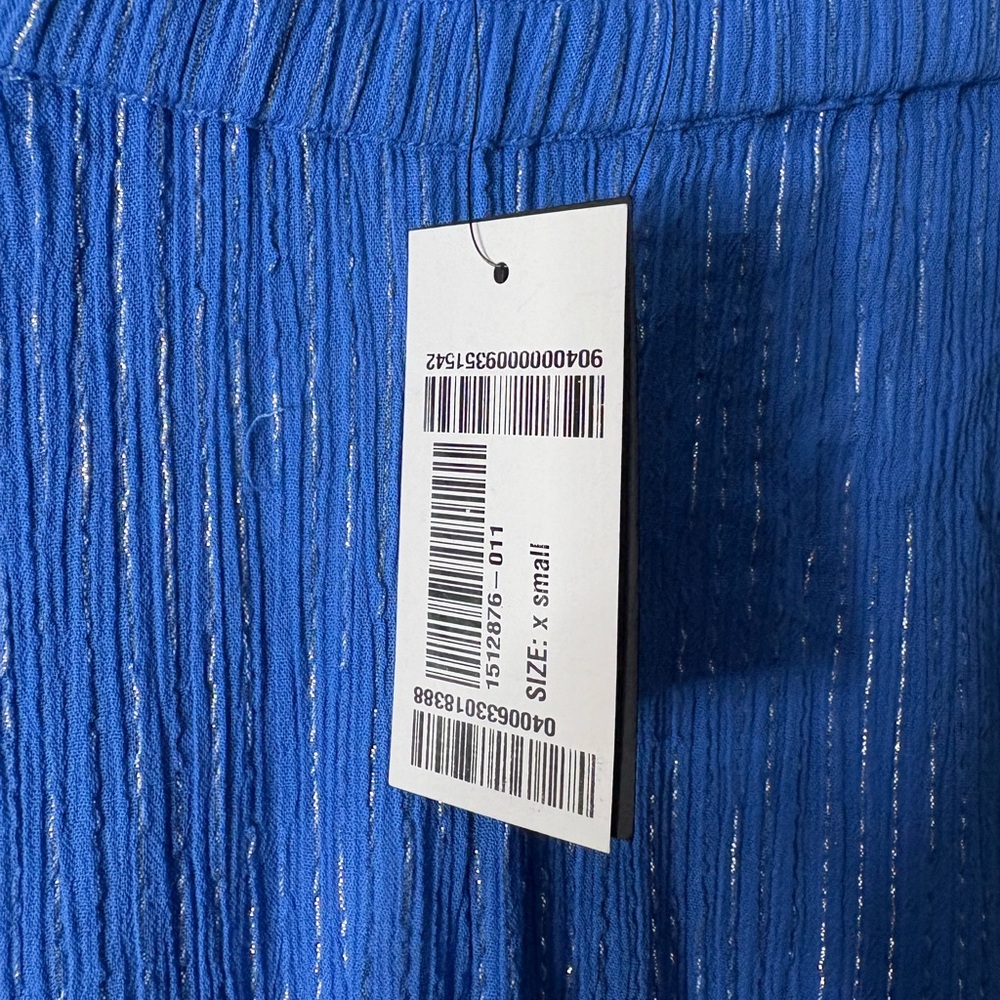 Suzi Kondi Blue Wide Leg Pants - Picture 4 of 6